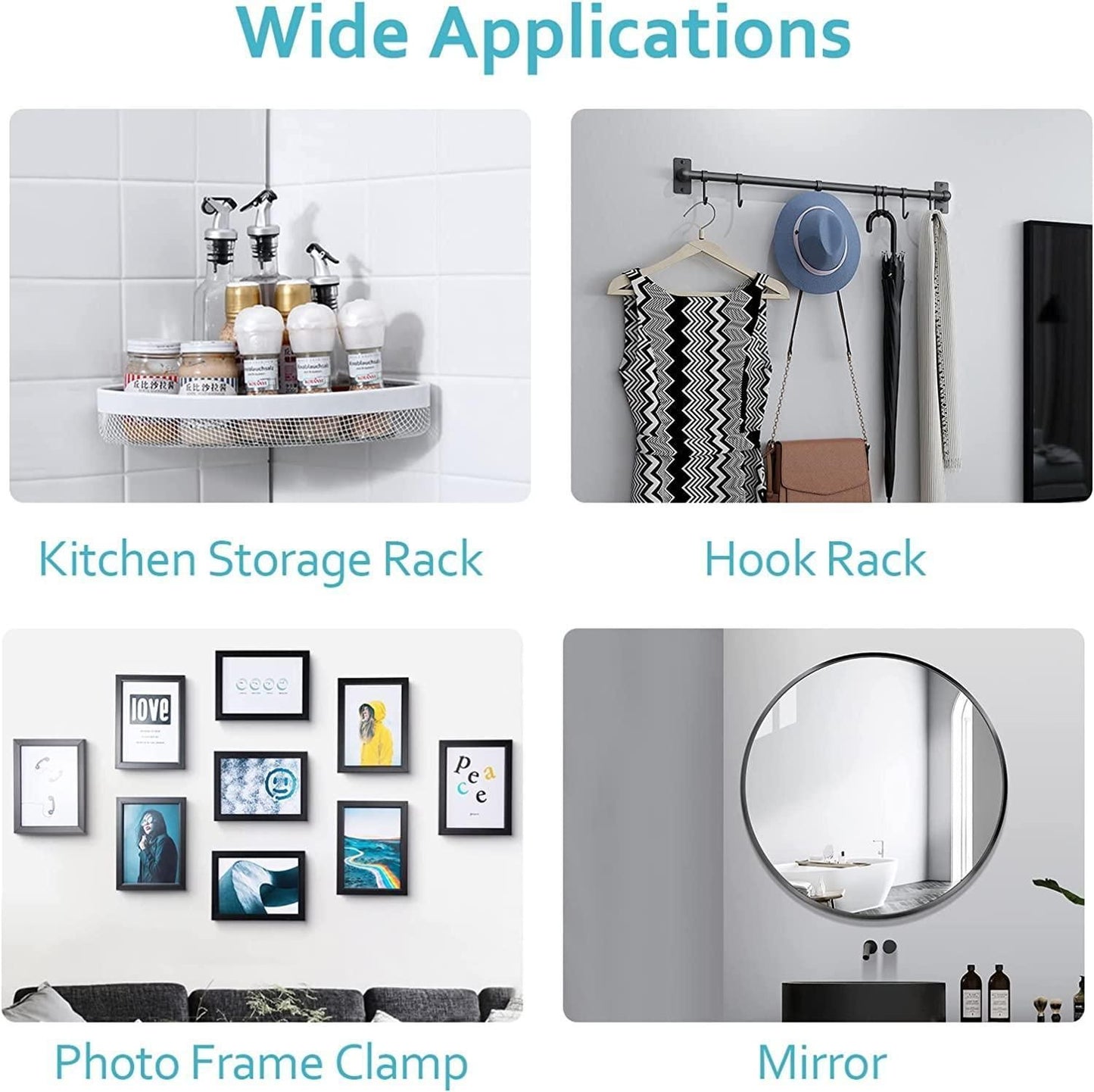 Reusable Wall Hooks by BizzyKart