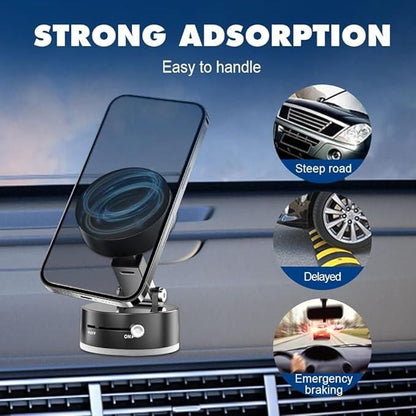 360° Magnetic Suction Phone Holder – All Smartphones
