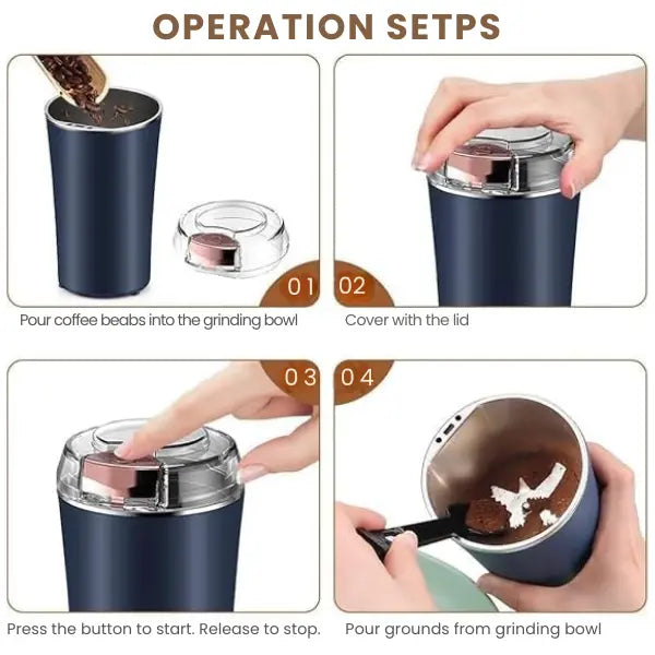 Fresh Grounds, Perfectly Pulled | Grind Your Favorites in Seconds
